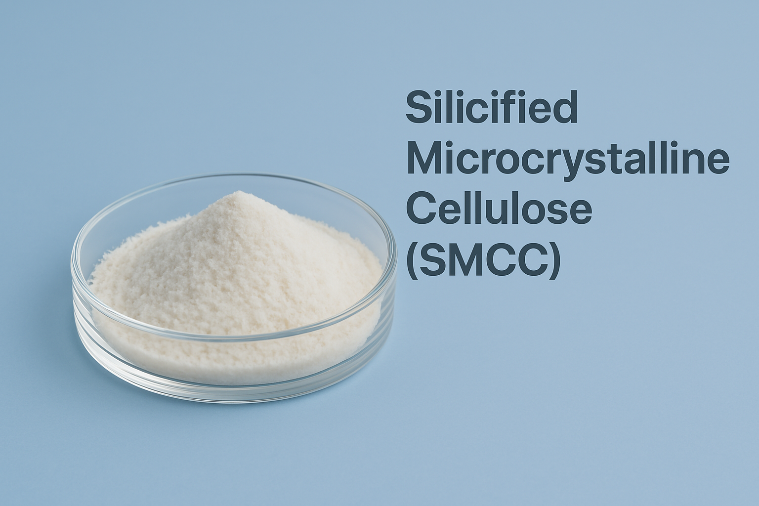 Silicified Microcrystalline Cellulose (SMCC)