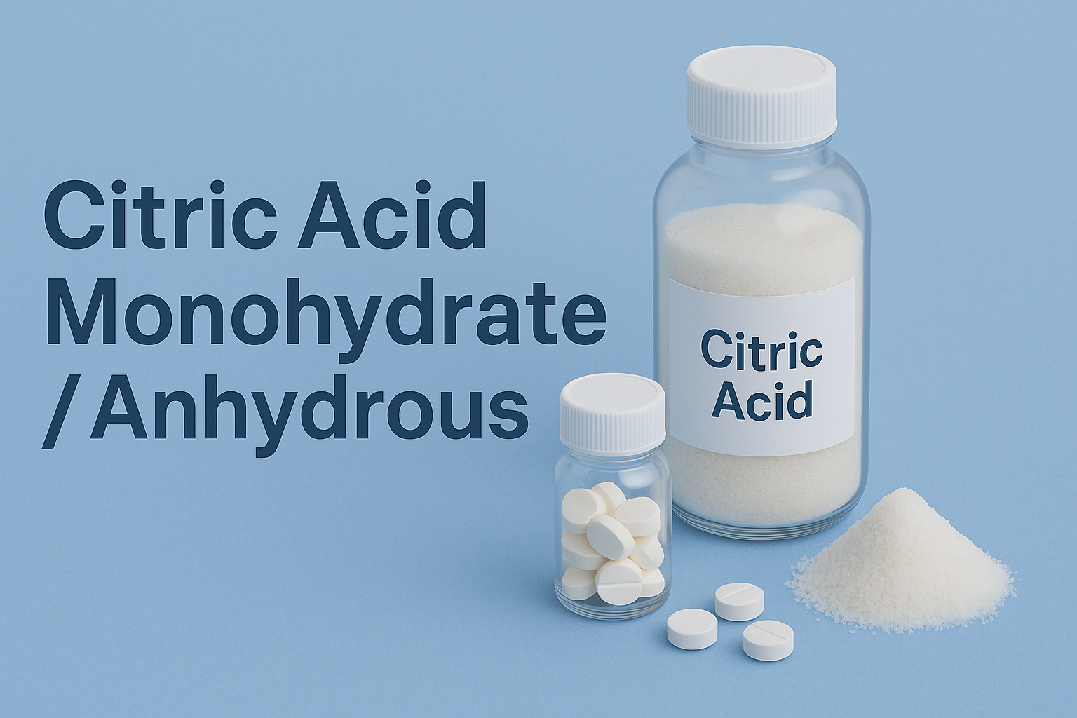 Citric Acid Monohydrate / Anhydrous